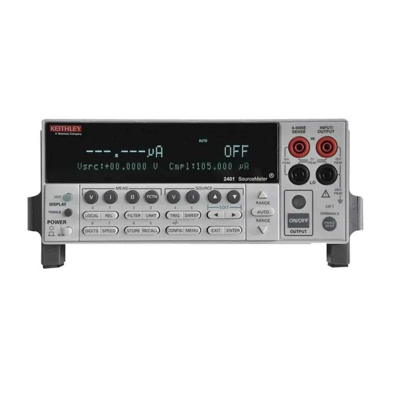 Keithley 2400 Series Source Meter, Single Channel, ±200 mV to ±20 V, ±1 μA to ±1 A, 20W Output 2401.