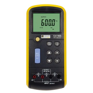Chauvin Arnoux RTD Temperature Calibrator with ±0.025% Accuracy, 0.01 mV Resolution, AAA Battery Power P01654623