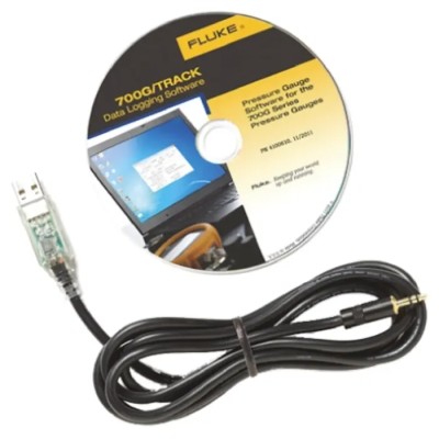 Fluke Data Logger Accessory Cable and Software for 700G Pressure Test Gauge 700G/TRACK APAC