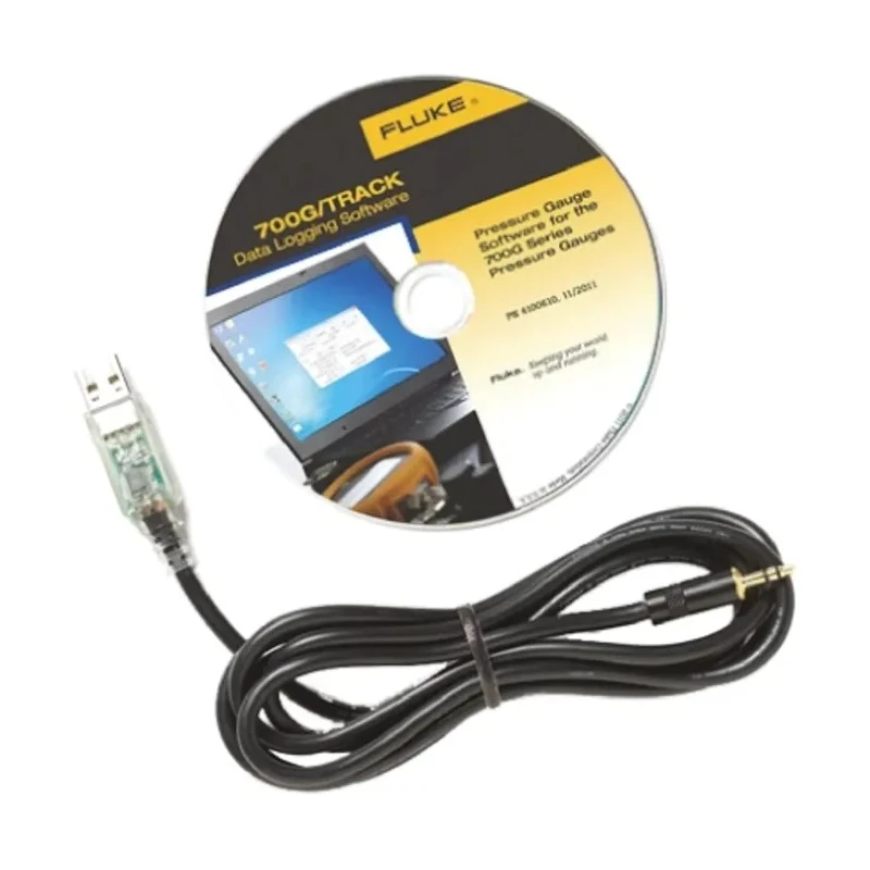 Fluke Data Logger Accessory Cable and Software for 700G Pressure Test Gauge 700G/TRACK APAC