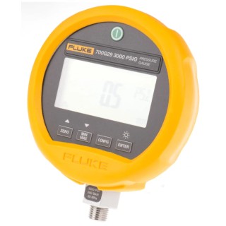 Fluke G 1/4 RS232 Precision Pressure Gauge 114 mm Dial Size 200 Bar Accuracy ±0.05% RS232 Interface 