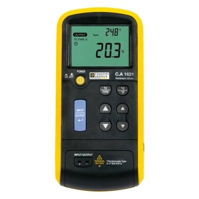 Chauvin Arnoux Thermocouple Temperature Calibrator Battery Powered 6 V AAA Resolution 0.01 mV P01654621