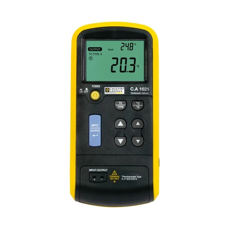 Chauvin Arnoux Thermocouple Temperature Calibrator Battery Powered 6 V AAA Resolution 0.01 mV P01654621
