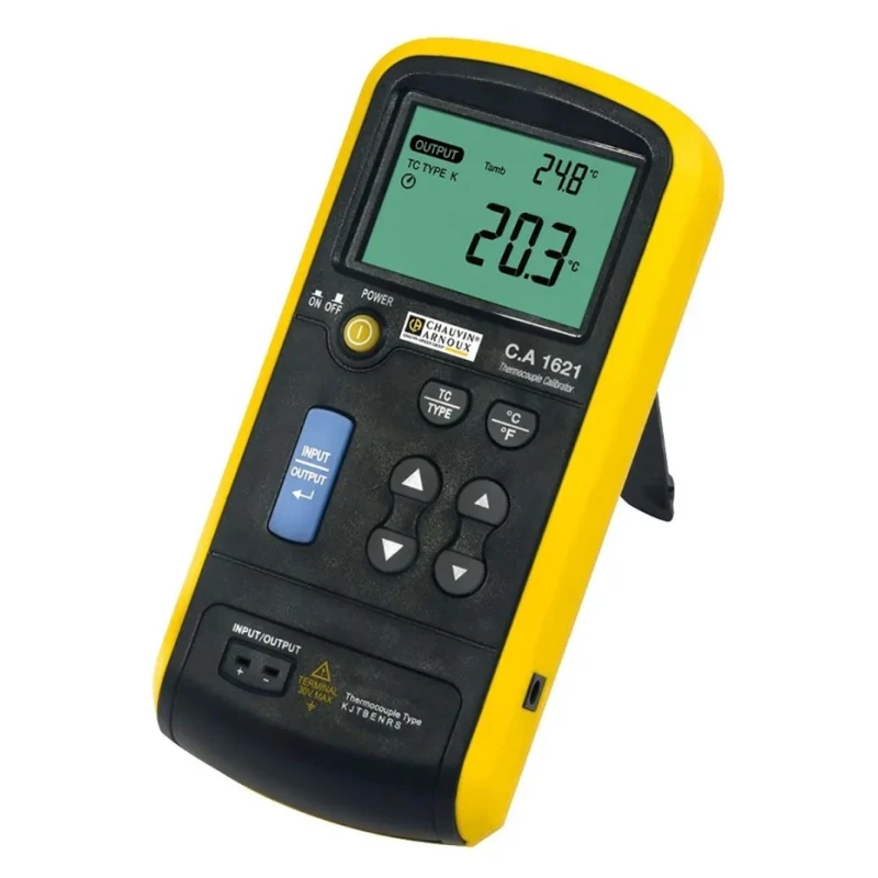 Chauvin Arnoux Thermocouple Temperature Calibrator Battery Powered 6 V AAA Resolution 0.01 mV P01654621