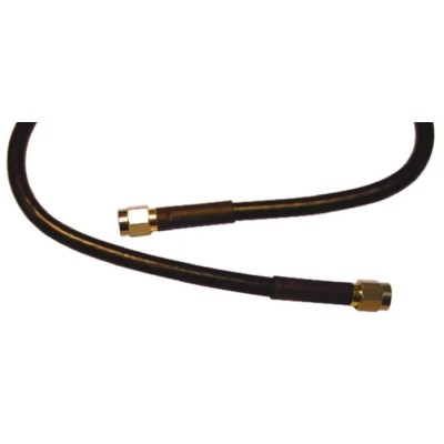 Atem SMA Series 1 m RG223 Coaxial Cable 50 Ω, Black, Gold Plated Copper Alloy, Terminated RG223