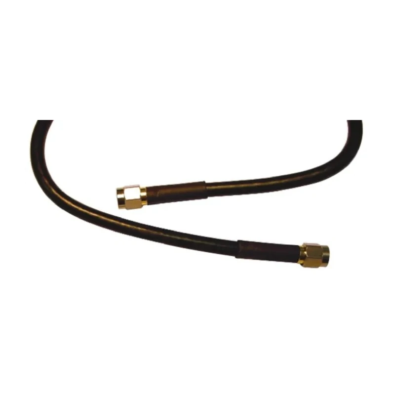 Atem SMA Series 1 m RG223 Coaxial Cable 50 Ω, Black, Gold Plated Copper Alloy, Terminated RG223