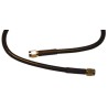 Atem SMA Series 1 m RG223 Coaxial Cable 50 Ω, Black, Gold Plated Copper Alloy, Terminated RG223