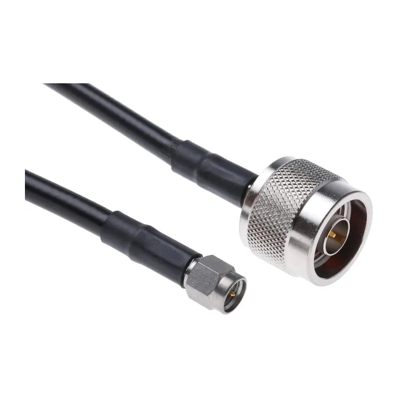 Atem N Type, SMA Series, RG223 Coaxial Cable 50 Ω, 500 mm Length, Black, Terminated, Model RG223