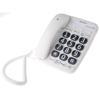 BT Big Button 200 Corded White Telephone 61130