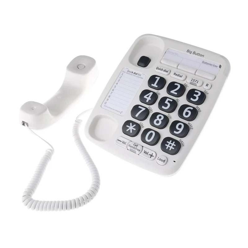 BT Big Button 200 Corded White Telephone 61130