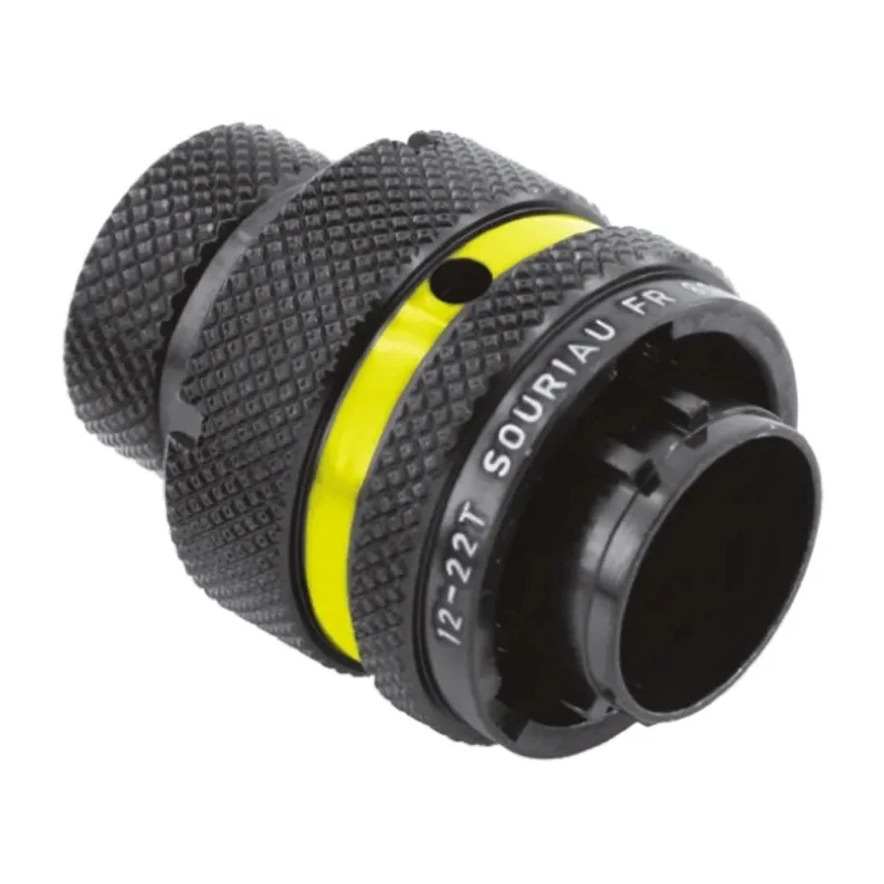Souriau Sunbank by Eaton Circular Connector, 22 Contacts, Cable Mount, Standard Size 12, Plug Male, IP67, Gold 8STA61235PA