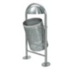 Swing Type Stainless Steel Outdoor Waste Bin 150mm