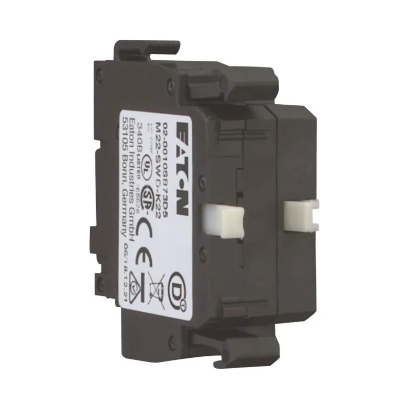 Eaton RMQ Titan M22 Series Contact & Light Block Green LED Indicator 2 CO 15mA 115965 M22-SWD-K22