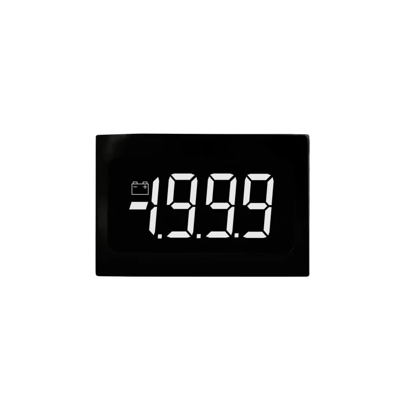 Lascar Digital Voltmeter DC, LCD Display 3-Digits ±0.1 % Accuracy, Cutout 21.3mm x 34mm, Depth 16mm SP 400-EB-W