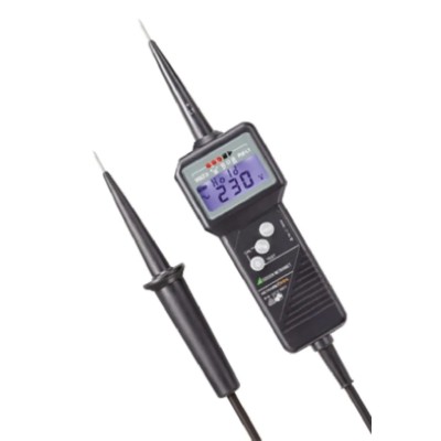 Gossen Metrawatt METRAVOLT 12D+L LCD Voltage Tester 1000 V AC 1500 V DC Continuity Check Battery Powered CAT IV M630G