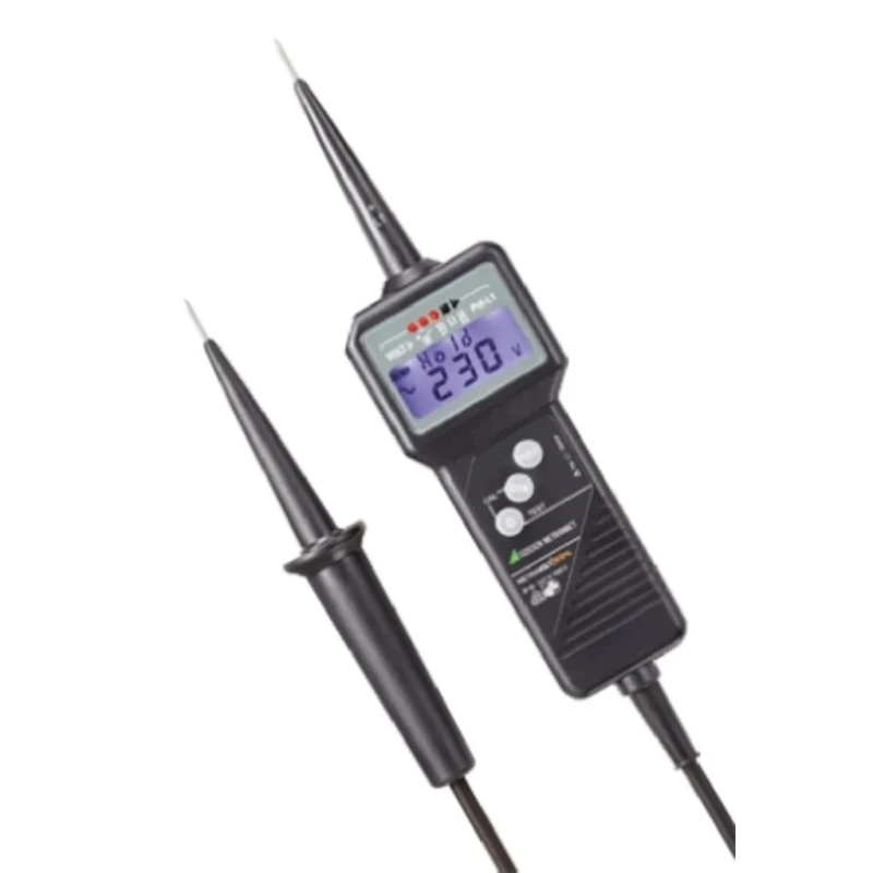 Gossen Metrawatt METRAVOLT 12D+L LCD Voltage Tester 1000 V AC 1500 V DC Continuity Check Battery Powered CAT IV M630G