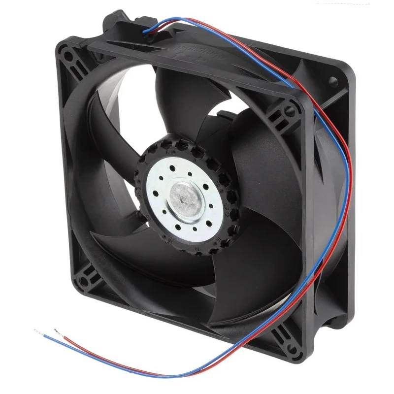 ebm-papst 4400 Series Axial Fan 12V DC 3W 168 m³/h Airflow IP54 119mm x 119mm x 38mm 