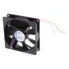 ebm-papst 3400 N Series Sleeve Bearing Square Frame Axial Fan 12V DC, 1.6W, 72 m³/h, 133mA Max, IP68, 92x92x25 mm IP68