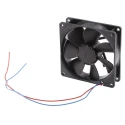 ebm-papst 3400 N Series Sleeve Bearing Square Frame Axial Fan 12V DC, 1.6W, 72 m³/h, 133mA Max, IP68, 92x92x25 mm IP68
