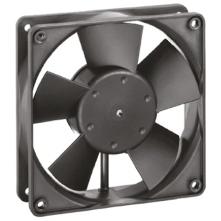 ebm-papst 4300 Series Axial Fan, 12V DC, 1.2W Power, 100mA, 95m³/h Air Flow, IP68, 119mm x 119mm x 32mm 