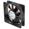 ebm-papst 4300 Series Compact DC Axial Fan, 24V DC, 170 m³/h Air Flow, 5W Power, 195 mA Max Current, IP68 Rated, 119 mm Size