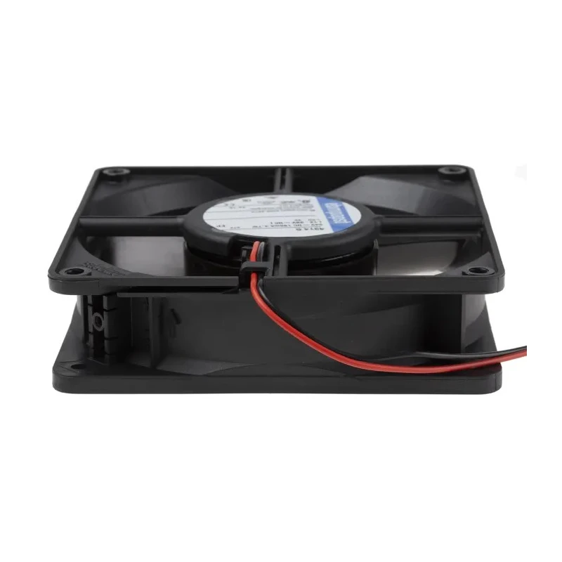 ebm-papst 4300 Series Compact DC Axial Fan, 24V DC, 170 m³/h Air Flow, 5W Power, 195 mA Max Current, IP68 Rated, 119 mm Size 