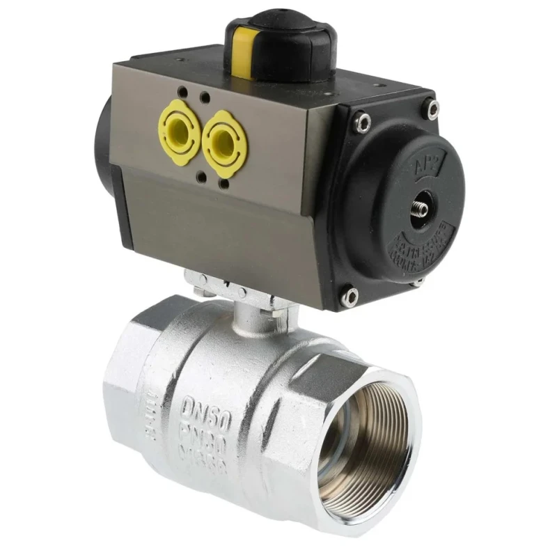 RS PRO Ball type Pneumatic Actuated Valve, 40 bar, BSP Threaded, Female 2 in 760-5595