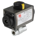 RS PRO Ball Type Pneumatic Actuated Valve 40 bar Female 3/8 in 760-5592