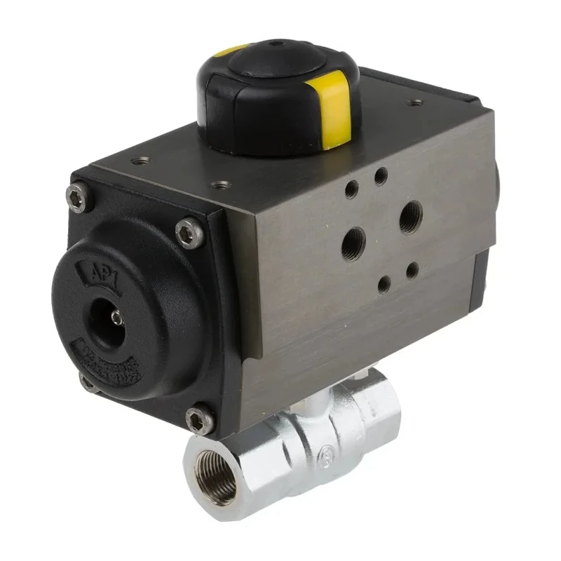 RS PRO Ball Type Pneumatic Actuated Valve 40 bar Female 3/8 in 760-5592