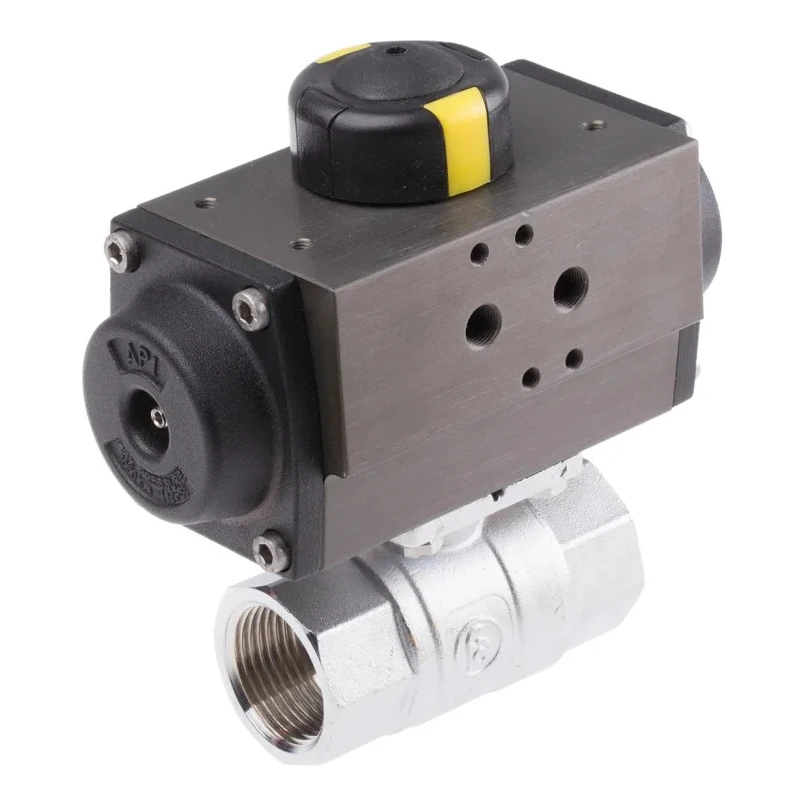 RS PRO Ball Type Pneumatic Actuated Valve 40 bar 1 in BSP Female Threaded 760-5589