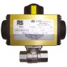 RS PRO Pneumatic Actuated Ball Valve, 40 bar, BSP Threaded Female 1 to 1/2 in 760-5611