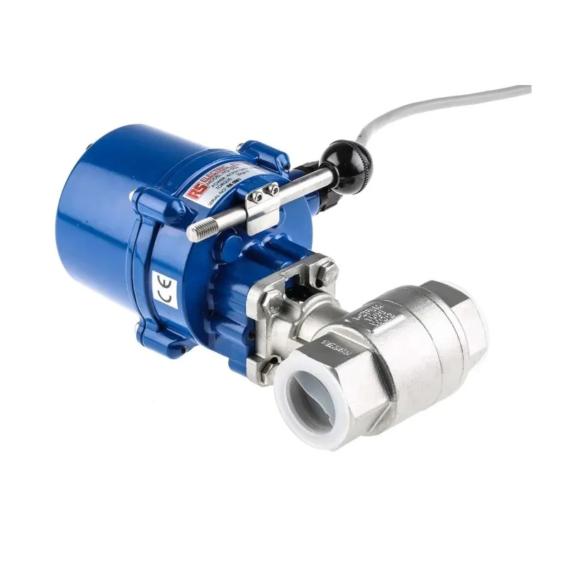 RS PRO Motorised Valve 1 in BSP 240V Electric Actuator Stainless Steel Ball Valve 1000 psi 760-5712