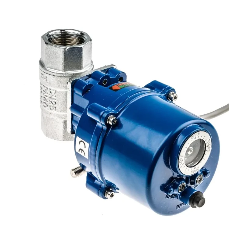 RS PRO Ball Type Pneumatic Actuated Valve, 40 bar, BSP Female Thread 1 in 760-5687