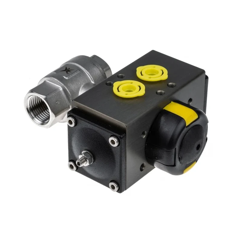 RS PRO Ball Type Pneumatic Actuated Valve, 1000 psi, BSP Female 1/2 in 760-5621