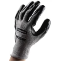 Polyco Healthline Black Nitrile-Coated Work Gloves Size 10 Cut Resistant GH370