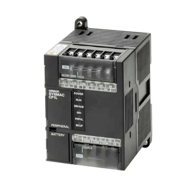 Omron CP1L Series PLC CPU, 6-Input DC Input, 4 Transistor Outputs, Battery Backup, USB 1.1, DIN Rail Mount 