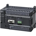 Omron CP1L Series PLC CPU, 18-Input DC Input, 12 Transistor Outputs, Ladder Logic, DIN Rail Mount 