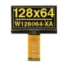 Display Visions 61.47 mm Passive Matrix Yellow OLED Display 128 x 64 Pixel COB I2C/SPI EA W128064-XALG