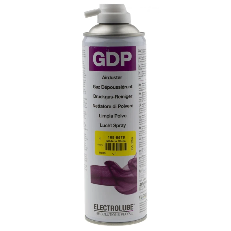Electrolube High Power GDP Air Duster 400 g/342ml Aerosol Non-Flammable GDP400