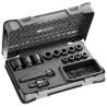 Facom 14-Piece 1/2 in Drive Standard Impact Socket Set Chrome Molybdenum Steel NS.500BU