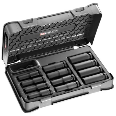 Facom 12-Piece 1/2 inch 12 Point Impact Socket Set NSDL.405A