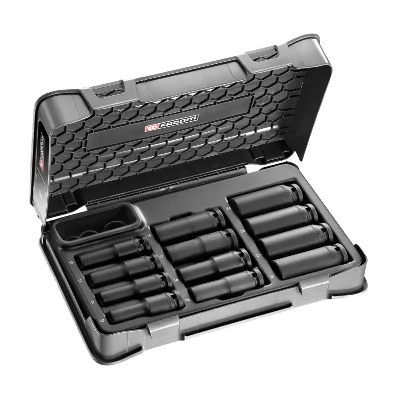 Facom 12-Piece 1/2 inch 12 Point Impact Socket Set NSDL.405A