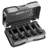 Facom 5-Piece 1/2 in Deep Impact Socket Set Chrome Molybdenum Steel Manganese Phosphate Finish NSVL.J5APB