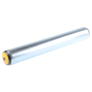 Interroll Zinc Plated Round Conveyor Roller 50 mm Diameter x 350 mm Length Mild Steel Spindle Female RD-17X3JAALAE RL350