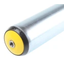 Interroll Zinc Plated Round Conveyor Roller 50 mm Diameter x 350 mm Length Mild Steel Spindle Female RD-17X3JAALAE RL350