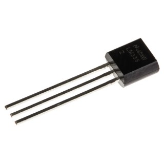 Texas Instruments Voltage Output Temperature Sensor, Through Hole Mount, Analogue, ±3°C Accuracy, 3-Pin TO-92 Package LM33
