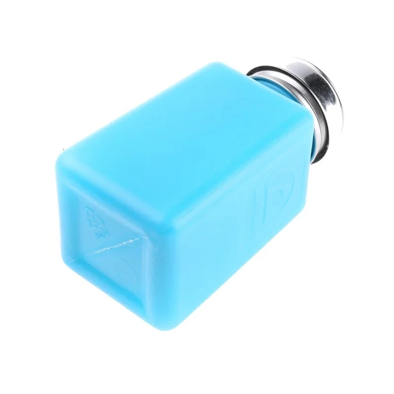 Menda 180ml Blue HDPE Dissipative Bottle Non-Conductive Dispenser 35283