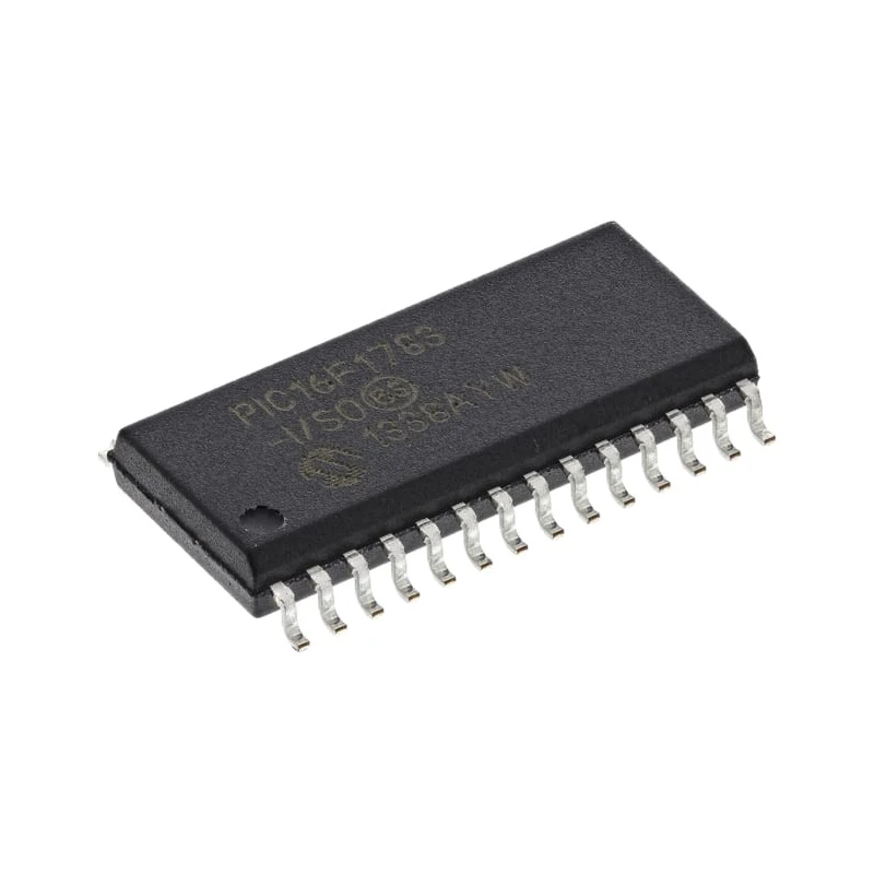 Microchip 8-bit PIC Microcontroller, 256B FLASH, 512bit RAM, 32 MHz, 28-Pin SOIC PIC16F1783-I/SO