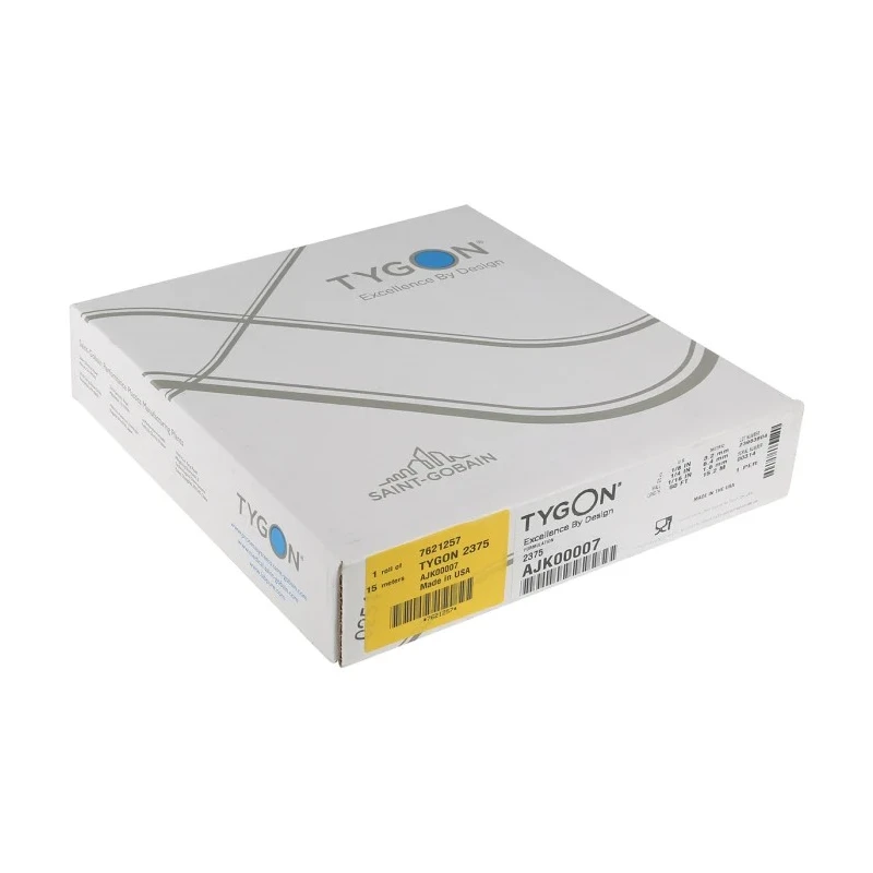 Saint-Gobain Industrial & Consumer Solutions Polyolefin Flexible Tubing 3.2 mm ID, 6.4 mm OD, Clear, 15 m AJK00007