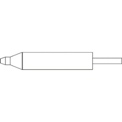 Metcal Desoldering Gun Tip Straight Conical for use with MFR-DSI, MFR-SDI Systems & MFR-HDS Hand-piece, Model DCP-CN7